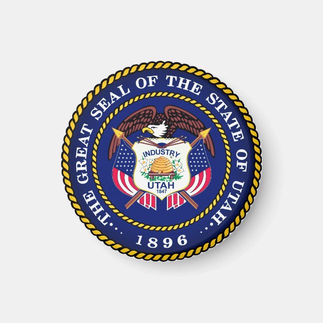 Íman Selo Estatal de Utah (Frente)