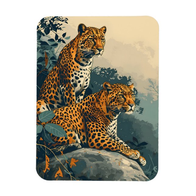 Íman Selva Leopard: Vintage (Vertical)