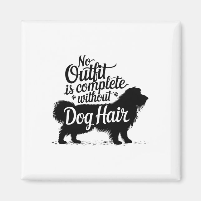 Íman Sem Cabelo Cão Engraçado Cachorro L (Frente)