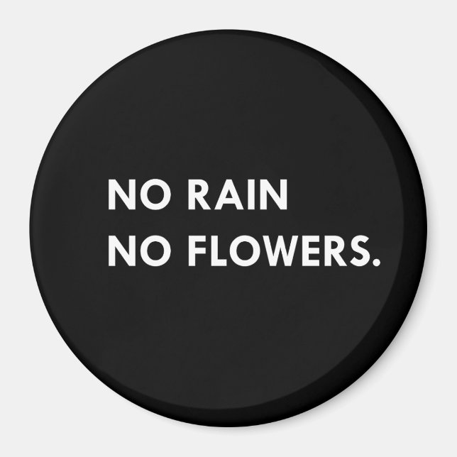 Íman Sem chuva sem flores (Frente)