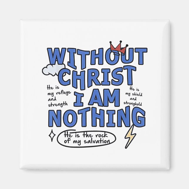 Íman Sem Cristo Eu Sou Nada  (Frente)