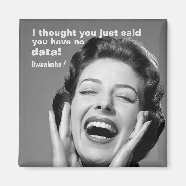 Íman Sem Dados? Magneta de Psicologia Escolar Inspirada (Frente)