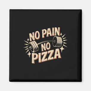 Íman Sem Dor Sem Pizza Engraçada Com Giro Citação Motiv