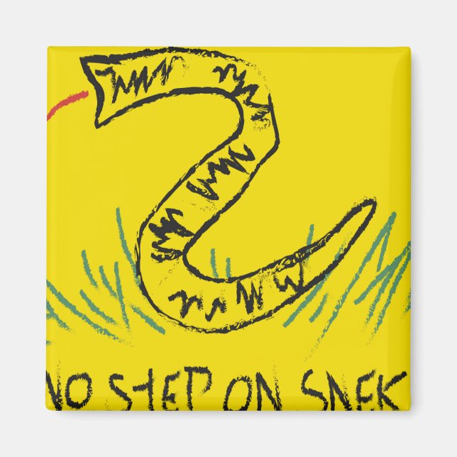 Íman Sem Etapa No Sinalizador Snek Gadsden (Frente)