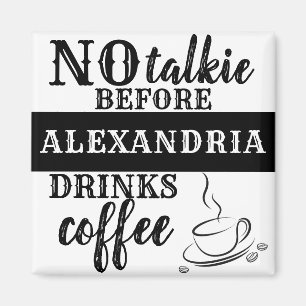 Íman SEM FALAR ANTES DE Adicionar Seu Nome Beba café