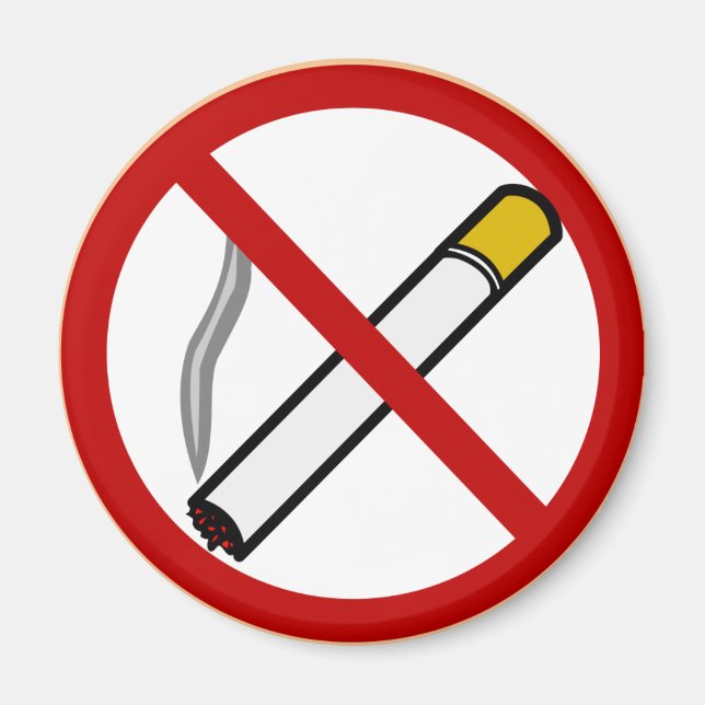 Íman Sem Fumar Magnet (Frente)