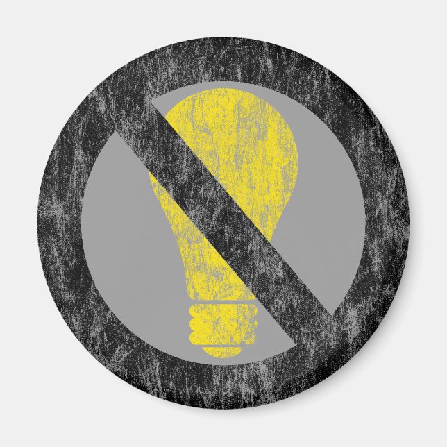 Íman sem lâmpadas incandescentes (Frente)