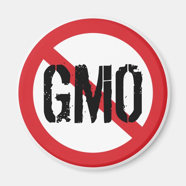 Íman Sem OGM Alimento Geneticamente Modificado (Frente)