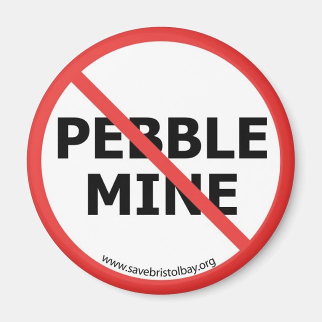 Íman Sem Pebble Mine Magnet (Frente)