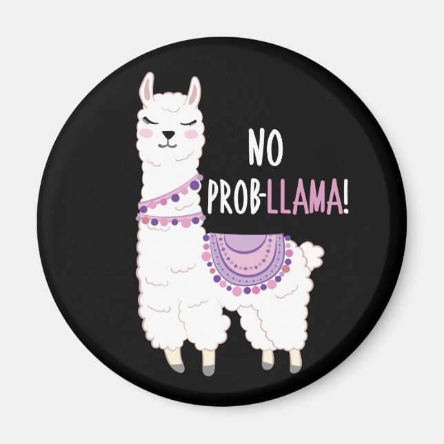 Íman Sem Problemas Llama (Frente)