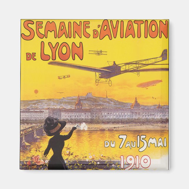 Íman Semaine d'Aviation de Lyon (Frente)
