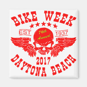 Íman Semana 2017r da bicicleta de Daytona Beach do