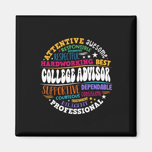 Íman Semana de Apreciação do Groovy College Advisor de  (Frente)
