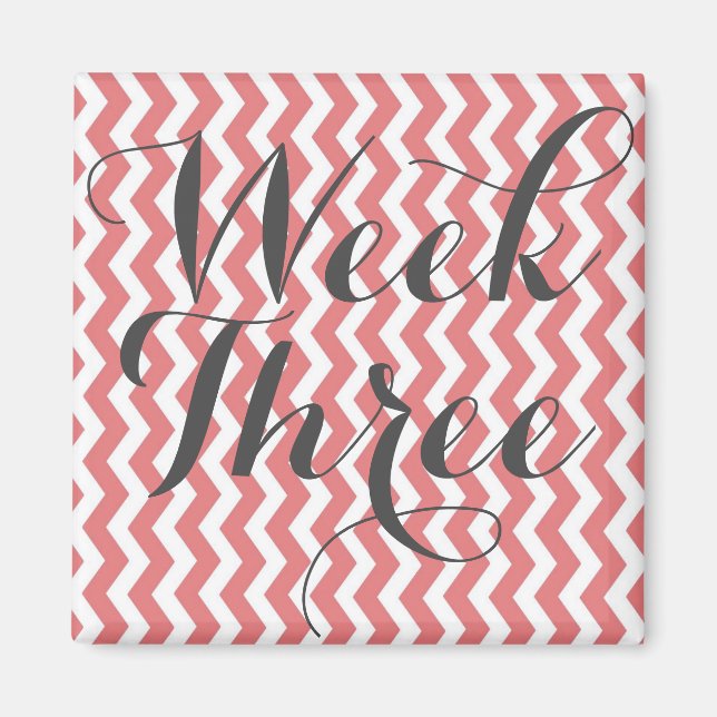 Íman Semana Três Magnetos (Frente)