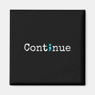 Íman Semicolon Continue - Sensibilização para a Saúde M