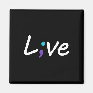 Íman Semicolon de Amor ao Vivo e Prevenção de Suicídio