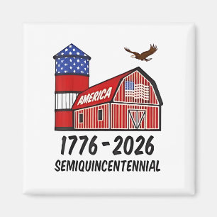Íman Semiquinentenário dos EUA 250º Aniversário 1776-20