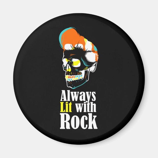 Íman Sempre aceso com rock (Frente)