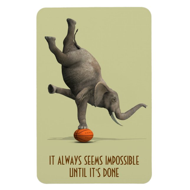 Íman Sempre parece impossível até que seja feito (Vertical)