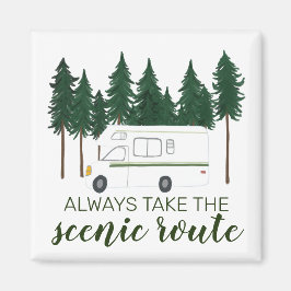 Íman SEMPRE PEGUE O SCENIC ROUTE vanlife,