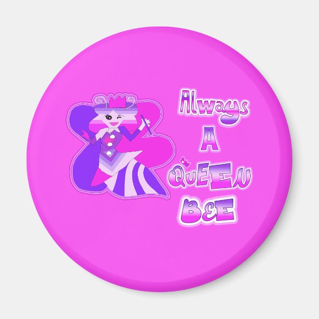 Íman Sempre uma rainha abelha (Frente)