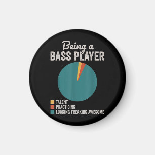 Íman Sendo um cantor de guitarra Baixo Engraçado Musico