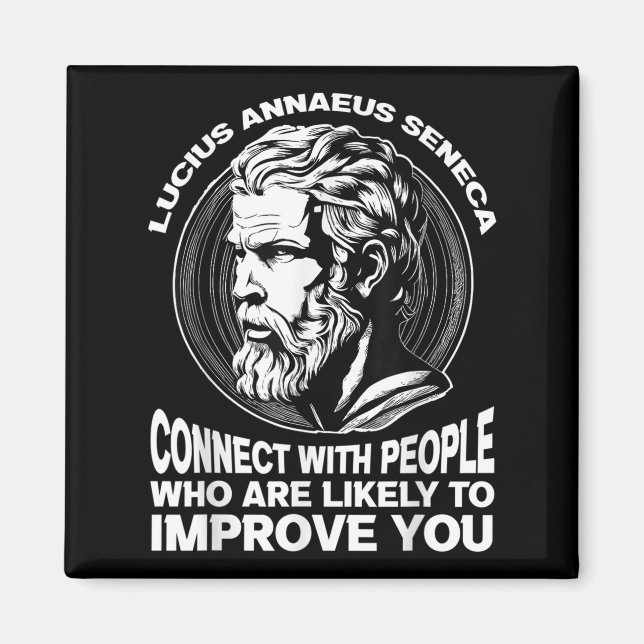 Íman Seneca Stoic Filósofo Motivacional Aumenta (Frente)