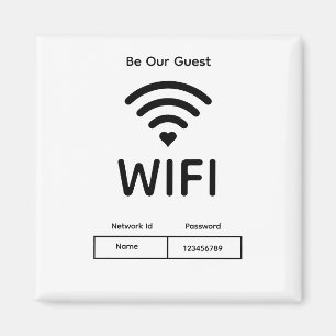 Íman Senha do nosso Wi-Fi de convidados 