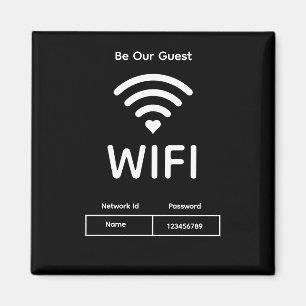 Íman Senha do nosso Wi-Fi de convidados 