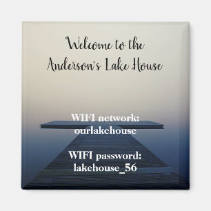 Íman Senha Wifi De Aluguer De Férias Do Lago House