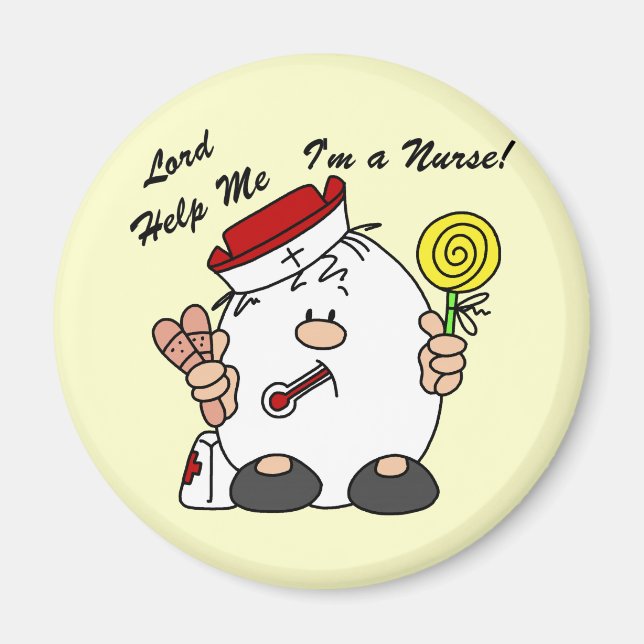 Íman Senhor me ajude, sou enfermeira (Frente)