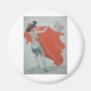 Íman senhora Bullfighter Guardarar Fora do 1920