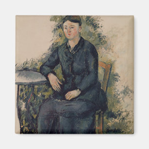 Íman Senhora Cezanne no jardim, 1880- de Paul Cezanne