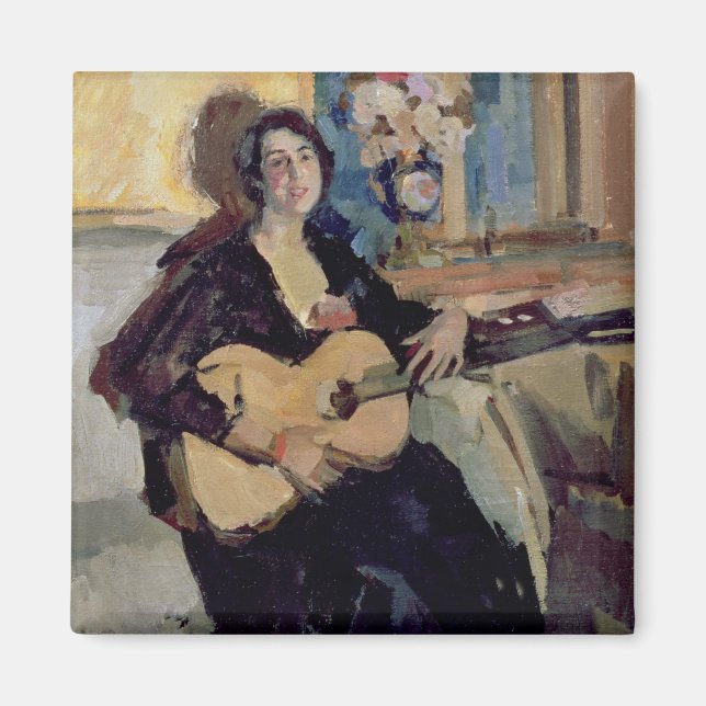 Íman Senhora com Violão, 1911 (Frente)