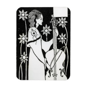 Íman Senhora com violoncelo, de "do ` do d'Arthur Le