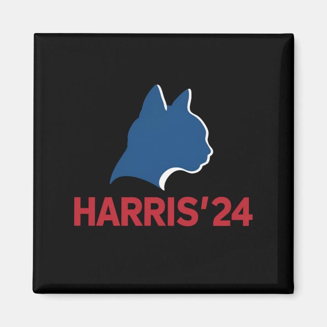 Íman Senhora de Gato Engraçada Para A Cotação 2024 (Frente)