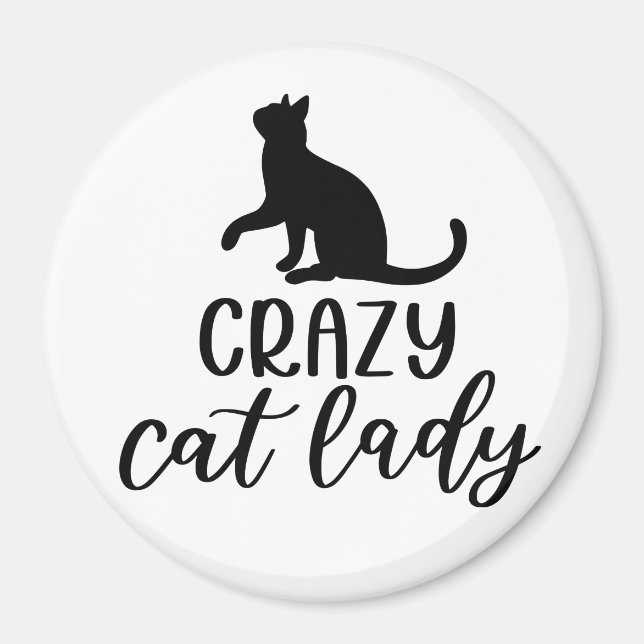 Íman Senhora de Gato Louca (Frente)