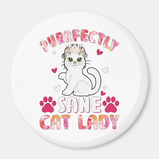 Íman Senhora de Gato Puramente Sane (Frente)