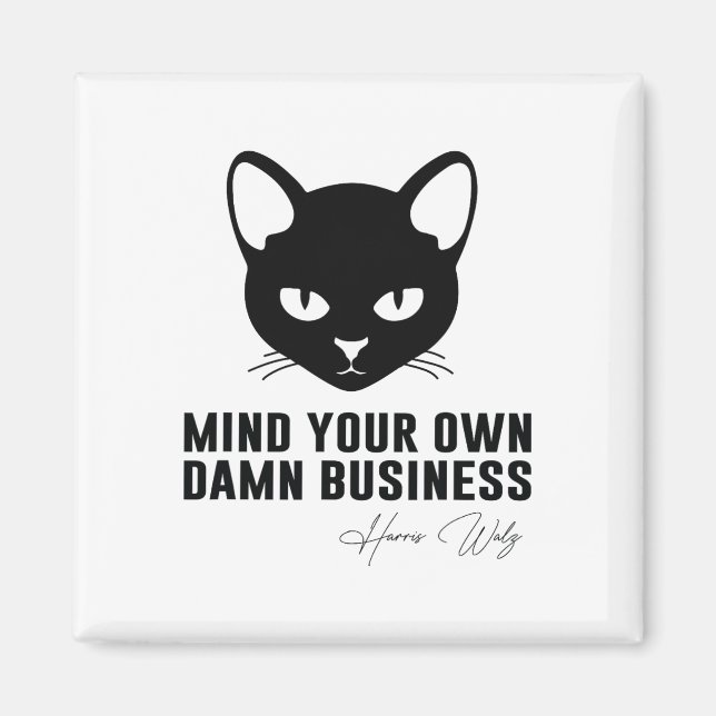 Íman Senhora de Gato Sem Fios Mente Seu Próprio Kam Com (Frente)