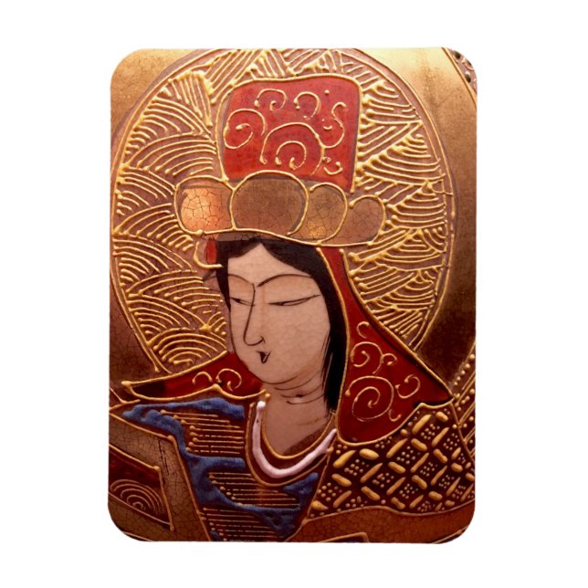 Íman Senhora Elegante Asiática (Vertical)