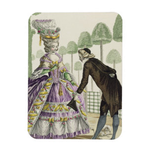 Íman Senhora em passeios de um vestido do Lilac nos