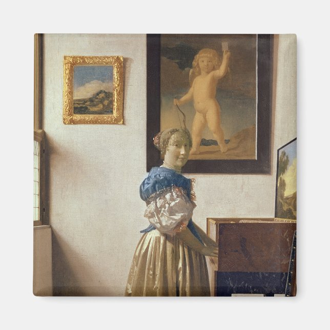 Íman Senhora na Virginal, c.1672-73 (Frente)