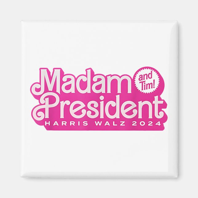 Íman Senhora Presidente | Harris Walz (Frente)