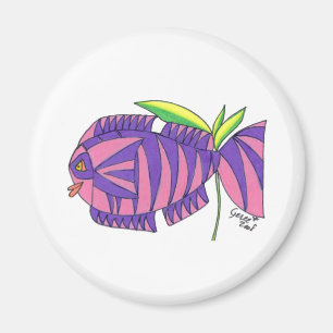Íman Senhora Tigre Peixe