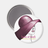 Senhoras no almoço - Magneta Elegante Keepsasasasa