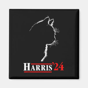 Íman Senhoras Para Kamala Funny Cat 2024 Presidente Kam