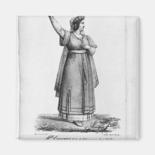 Íman Senhorita George no papel