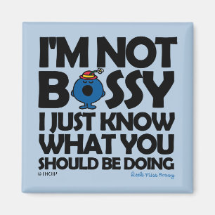 Íman Senhorita pequena Bossy Apenas Saber