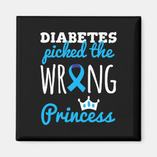 Íman Sensibilização das princesas para a diabetes Fita