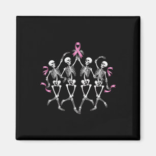 Íman Sensibilização do Cancer Mama Esqueleto Dançando R